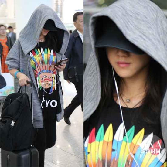 變身嘻哈辣媽的湯唯，感覺隨時能給大家來段饒舌