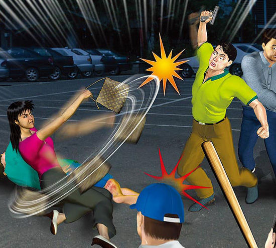 一名臺灣女子甘愿用肉身為男友擋子彈。（示意圖，來自臺媒）