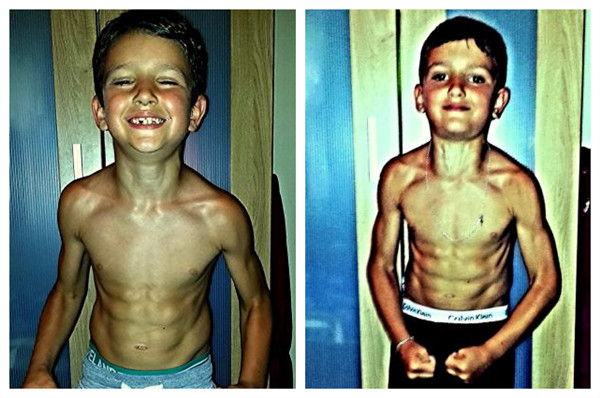 年僅8歲的布蘭登·布萊克因其完美的身型，被贊為迷你版的阿諾德·施瓦辛格。