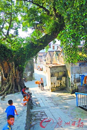 古鶴村的村落風(fēng)貌保存完好,猶如一處“世外桃源 ”。