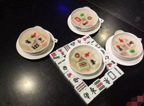 來碗清一色！火鍋店推出創(chuàng)意麻將湯圓