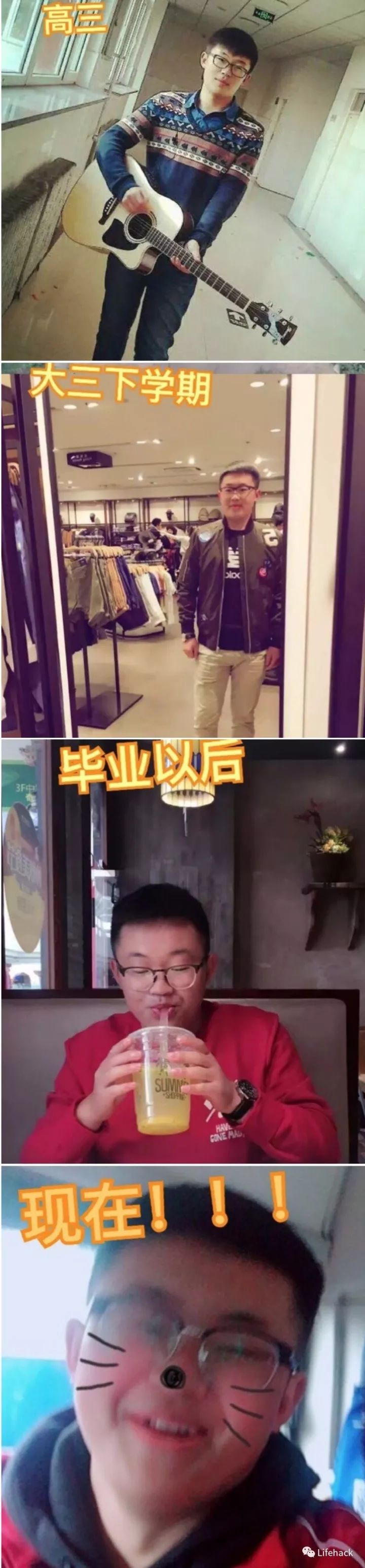 長胖20斤，臉型怎么變？這些例子看完扎心了！