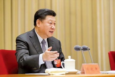 2017年12月28日至29日，中央農(nóng)村工作會(huì)議在北京舉行。習(xí)近平在會(huì)上發(fā)表重要講話。新華社記者 丁林 攝