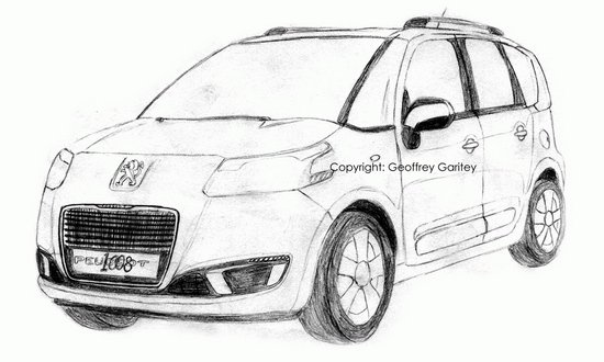 最新曝光的標致1008非官方設計草圖 最新曝光的標致1008非官方設計草圖