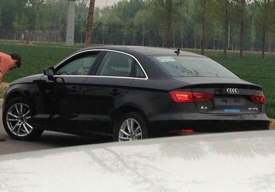 三廂奧迪A3國(guó)內(nèi)測(cè)試車