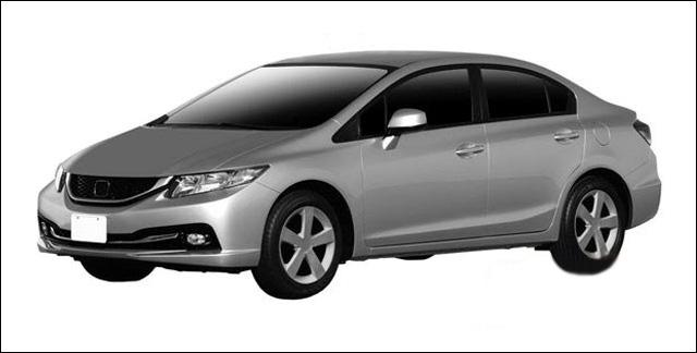 之前所曝光的東風(fēng)本田新款思域的申報圖