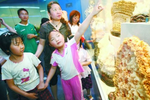 哇，地質(zhì)博物館里好多沒見過的啊！