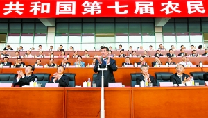 月16日，第七屆全國農(nóng)民運動會開幕式在南陽市體育場隆重舉行