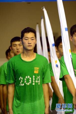 青奧會志愿者誓師大會 青奧會志愿者誓師大會