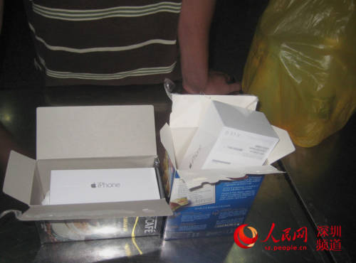 深圳皇崗海關三日查獲600余臺iPhone6 深圳皇崗海關三日查獲600余臺iPhone6