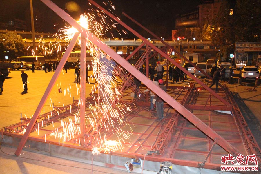 拆除現(xiàn)場(chǎng)。