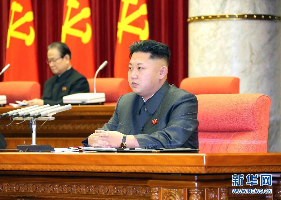 12月8日，在朝鮮平壤，朝鮮勞動(dòng)黨第一書記金正恩出席并指導(dǎo)朝鮮勞動(dòng)黨中央政治局?jǐn)U大會(huì)議。