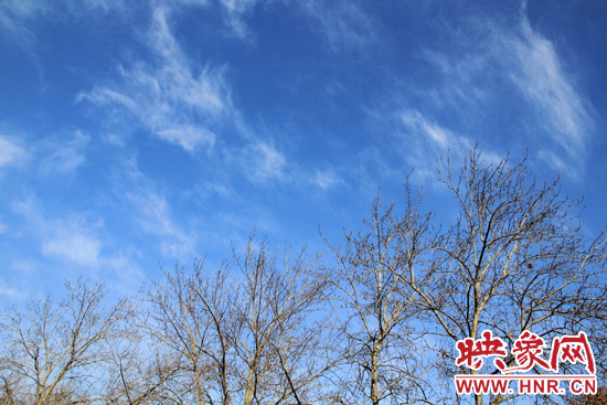 鄭州久違的藍(lán)天 鄭州久違的藍(lán)天