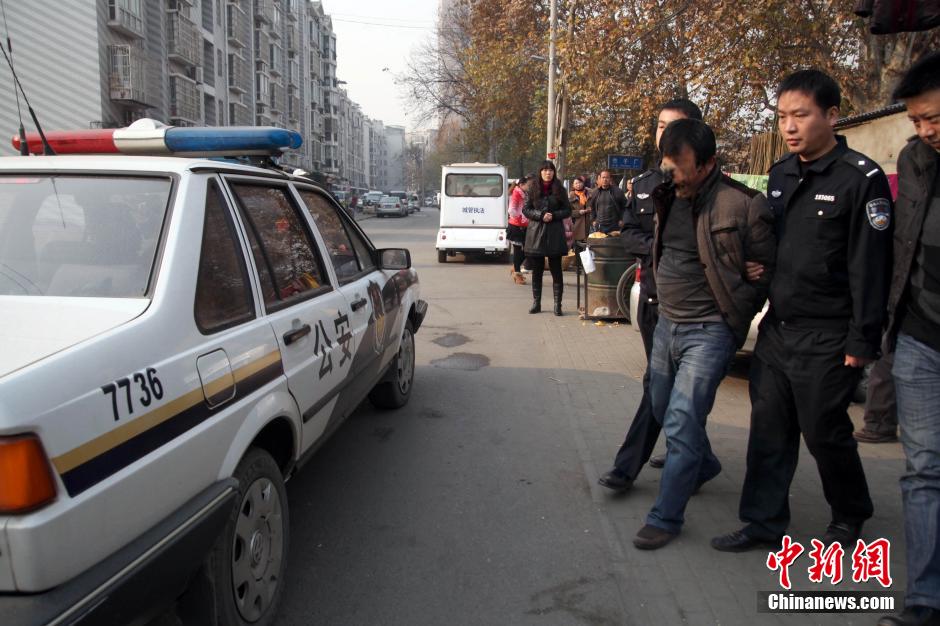 圖為抓獲犯罪嫌疑人（資料圖片）。