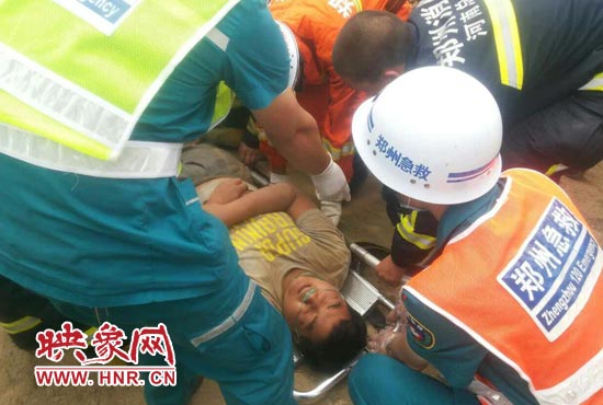 事故現(xiàn)場(chǎng)，一人被救出