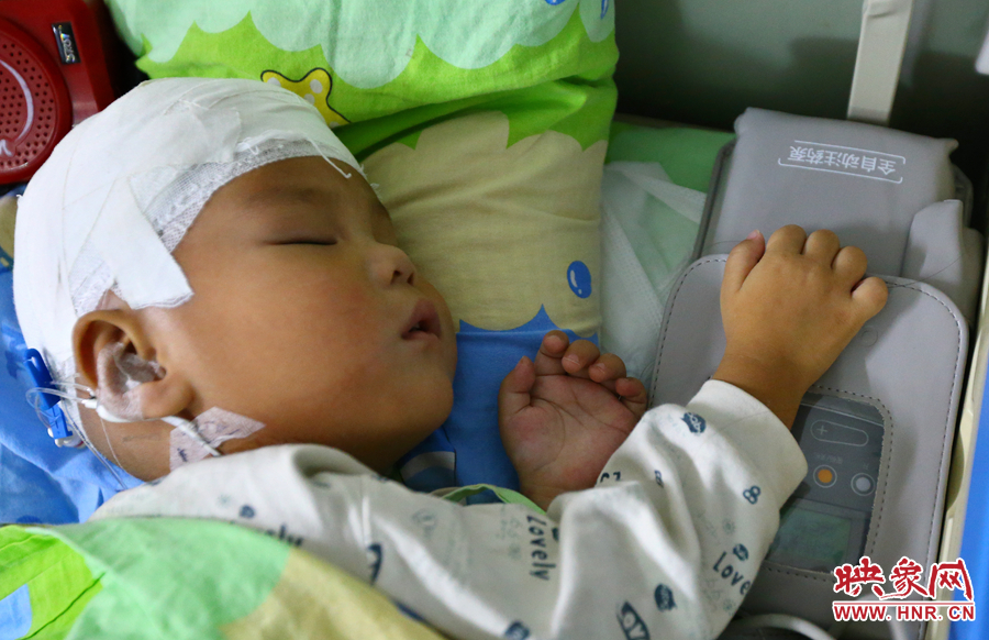 經(jīng)過手術(shù)，小龍病情已經(jīng)逐漸好轉(zhuǎn)，正在甜甜的熟睡