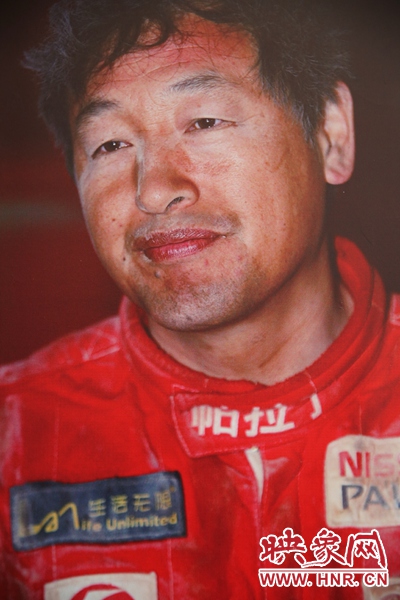 盧寧軍賽場的一刻。