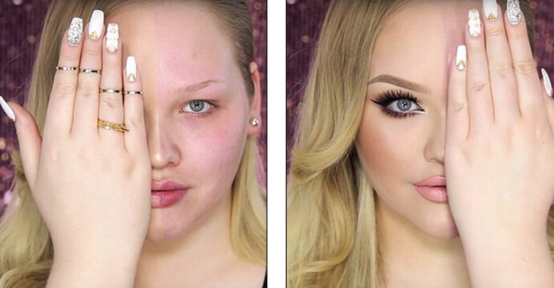 　左邊和右邊真的是一個(gè)人嗎？ （網(wǎng)頁截圖）