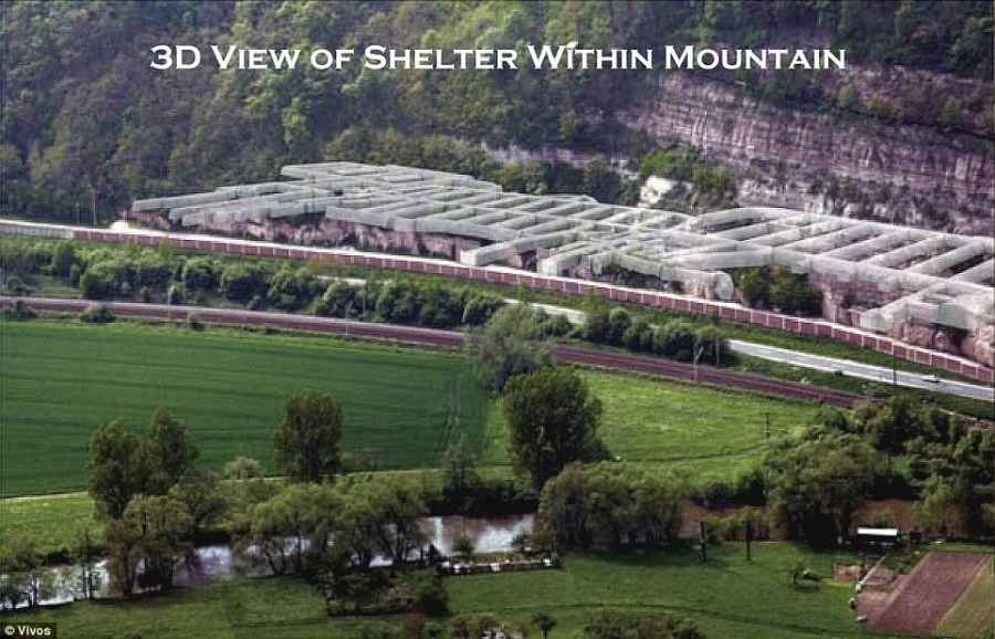 圖為堡壘外觀的3D效果圖。