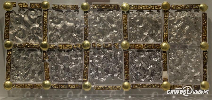 出土的車廂側(cè)板裝飾物。