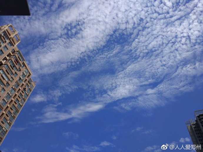 又被鄭州的藍(lán)天刷屏！隨便一拍就是手機(jī)壁紙