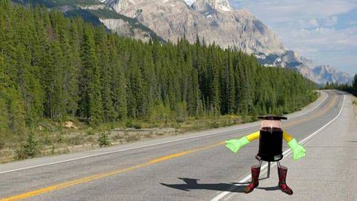 科學(xué)家將派機(jī)器人搭順風(fēng)車穿越加拿大Le robot HitchBot. 科學(xué)家將派機(jī)器人搭順風(fēng)車穿越加拿大Le robot HitchBot.