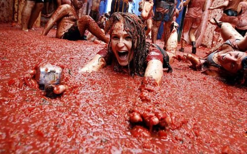 荷蘭辦西紅柿大戰(zhàn)抗議俄反制裁參加者只為娛樂(lè)