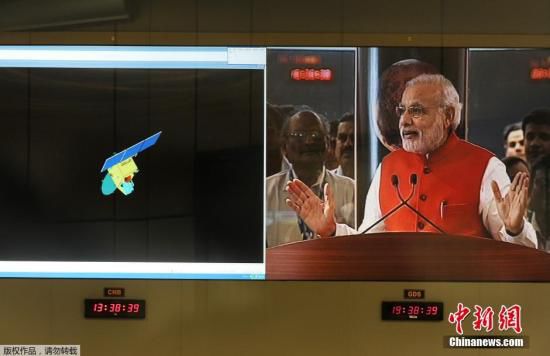 當?shù)貢r間9月24日，經(jīng)過近300天的航行，印度“曼加里安”號火星探測器成為了抵達火星的首個亞洲國家的