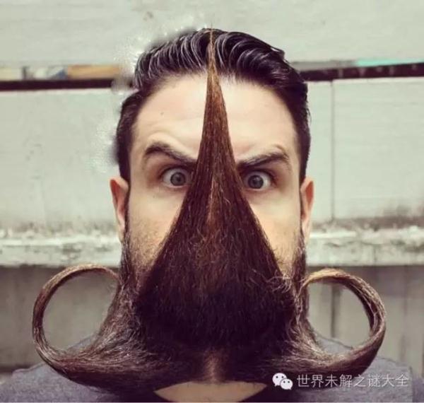 美國(guó)大叔有一把神奇的胡子:可以變成各種造型