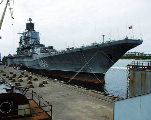 　資料圖：“戈爾什科夫”號航母。