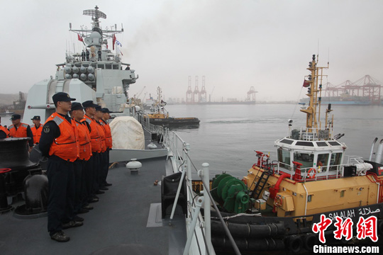 中國海軍第12批護(hù)航編隊誓師 3號將從舟山啟航 中國海軍第12批護(hù)航編隊誓師 3號將從舟山啟航