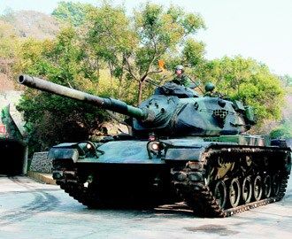 圖為M60A3同型戰(zhàn)車。圖片來源：臺灣媒體