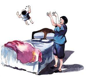 保姆虐待9個(gè)月大女?huà)? title=