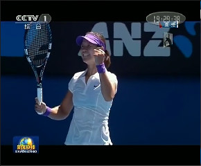 《新聞聯(lián)播》關(guān)注李娜再次闖進(jìn)澳網(wǎng)決賽