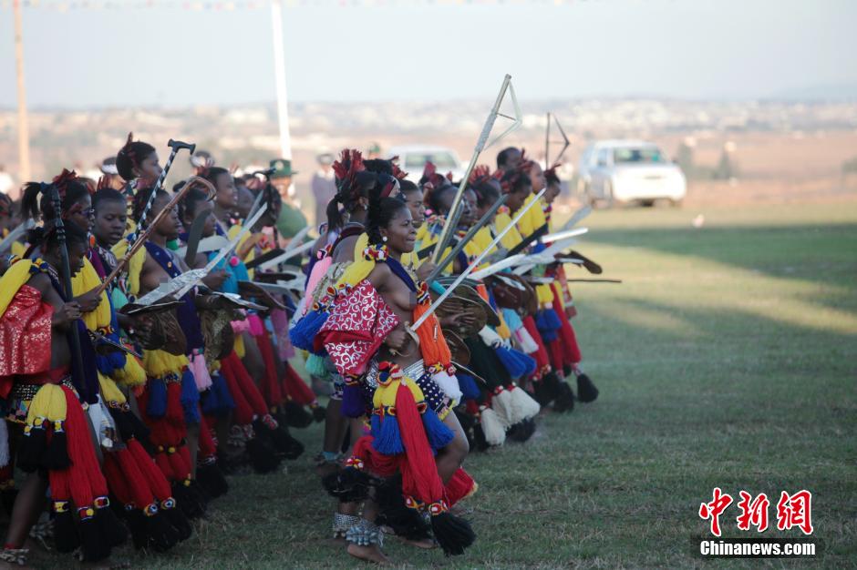 斯威士蘭蘆葦節(jié)開選秀女 十萬“甄嬛”苦盼國王垂青 斯威士蘭蘆葦節(jié)開選秀女 十萬“甄嬛”苦盼國王垂青